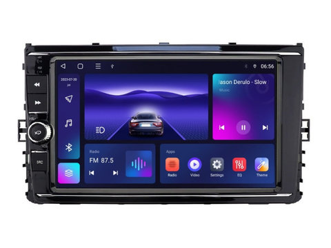 Navigatie dedicata cu Android VW Multivan T6 2020 - 2021, 3GB RAM, Radio GPS Dual Zone, Display HD IPS 9'' Touchscreen, Internet Wi-Fi si slot SIM 4G, Bluetooth, MirrorLink, USB, Waze