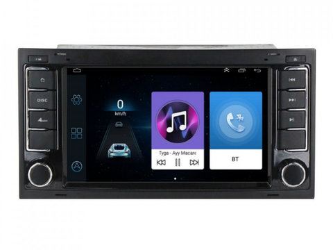 Navigatie dedicata cu Android VW Multivan V 2003 - 2015, 2GB RAM, Radio GPS Dual Zone, Display HD 7" Touchscreen, Internet Wi-Fi, Bluetooth, MirrorLink, USB, Waze