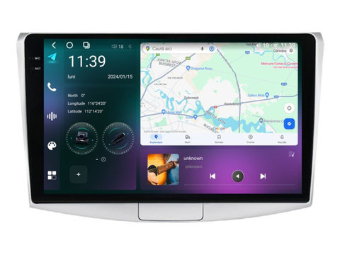 Navigatie dedicata cu Android VW Passat B6 / B7 2005 - 2015, 12GB RAM, Radio GPS Dual Zone, Display 2K QLED 10.36" Touchscreen, Internet Wi-Fi si slot SIM 4G, Bluetooth, MirrorLink, USB, Waze