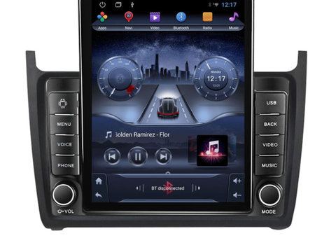 Navigatie dedicata cu Android VW Polo 6R 2009 - 2018, 2GB RAM, Radio GPS Dual Zone, Touchscreen IPS 9.7" HD tip Tesla, Internet Wi-Fi, Bluetooth, MirrorLink, USB, Waze