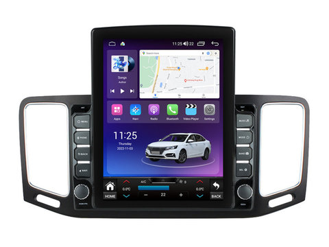 Navigatie dedicata cu Android VW Sharan dupa 2010, 4GB RAM, Radio GPS Dual Zone, Touchscreen IPS 9.7" HD tip Tesla, Internet Wi-Fi si slot SIM 4G, Bluetooth, MirrorLink, USB, Waze