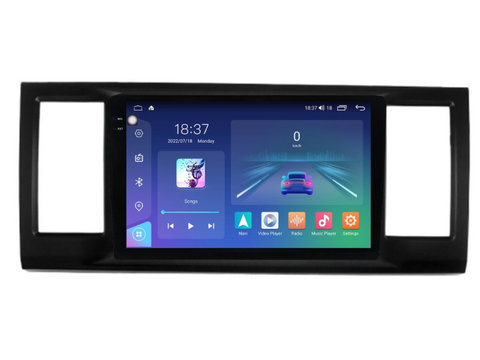 Navigatie dedicata cu Android VW Transporter / Caravelle / Multivan T6 2015 - 2020, 4GB RAM, Radio GPS Dual Zone, Display 2K QLED 9.5" Touchscreen, Internet Wi-Fi si slot SIM 4G, Bluetooth, MirrorLink, USB, Waze