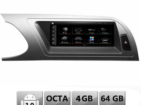 Navigatie dedicata Edonav Audi A4 B8 2009-2012 MMI Android Gps Internet Bluetooth USB Video Qualcomm