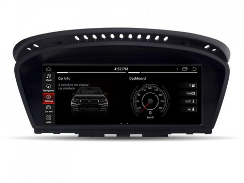 Navigatie dedicata Edonav BMW Seria 3/5 CIC E60-CIC-QUALCOMM Android 10 4G 4+64GB Internet GPS