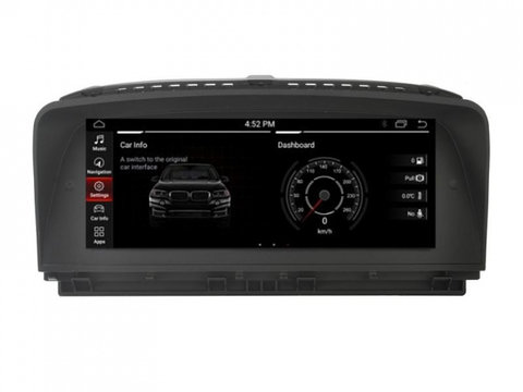 Navigatie dedicata Edonav BMW Seria 7 E65 E66 Android Internet procesor Qualcomm 4G E65-QUALCOMM