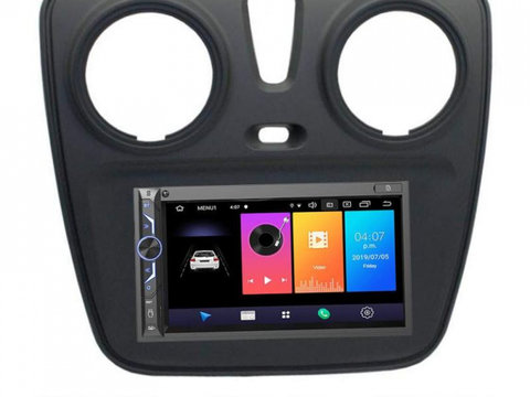 Navigatie dedicata Edonav Dacia Dokker Lodgy Sandero Logan E400 Android 9 2+32 Internet GPS Radio Bluetooth
