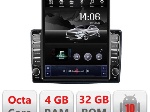 Navigatie dedicata Edonav Fiat 500L 2012-2017 H-500L ecran tip TESLA 9.7" Android Radio Bluetooth Internet GPS WIFI 4+32GB DSP 4G O