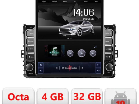 Navigatie dedicata Edonav grupul VW G-933 ecran Tesla 9.7" QLED,Octacore,4Gb RAM,32Gb Hdd,4G,Qled,360,DSP,GPS,Carplay