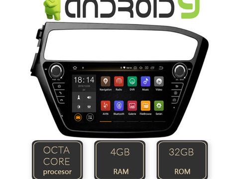 Navigatie dedicata Edonav Hyundai I20 2018- G1130-8CORE Android ecran tactil capacitiv Bluetooth Internet GPS Octa Core