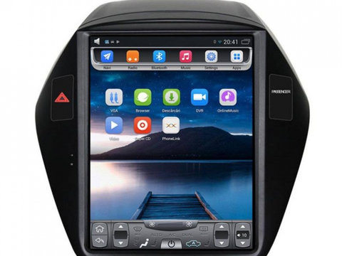 Navigatie dedicata Edonav Hyundai IX35 T361 Android GPS Bluetooth Radio Internet si ecran tip Tesla