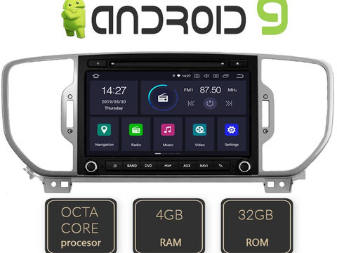 Navigatie dedicata Edonav Kia Sportage 2016-2018 G576-8CORE Android ecran tactil capacitiv Bluetooth Internet GPS