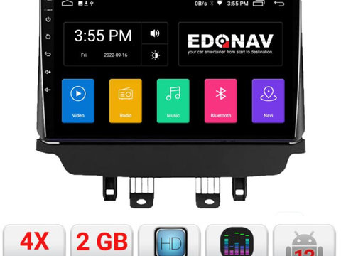 Navigatie dedicata Edonav Mazda CX-3 Mazda 2 2014-2020 Android radio gps internet 2+16 kit-cx3+E209v2