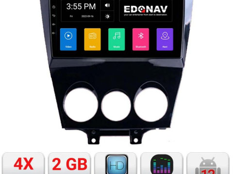 Navigatie dedicata Edonav Mazda RX8 2003-2008 Android radio gps internet 2+16 kit-rx8-03+E209v2