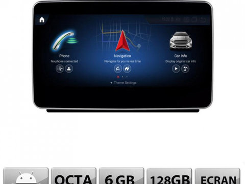 Navigatie dedicata Edonav Mercedes W166 ML GL NTG5 B8432N-V3 ecran 12.3" Android Gps Internet Bluetooth USB Video Qualcomm 6 GB +