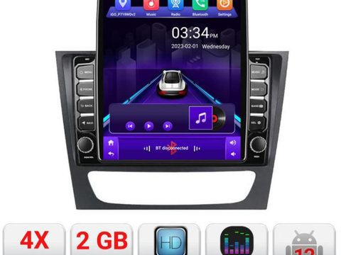 Navigatie dedicata Edonav Mercedes W211 W219 K-090 ecran Tesla 9.7" QLED,2Gb RAM,32Gb Hdd,DSP,GPS,Bluetoothr