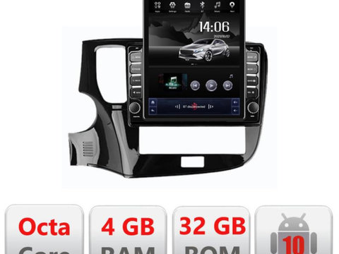 Navigatie dedicata Edonav Mitsubishi Oultander 2020- H-1230-20 ecran tip TESLA 9.7" Android Radio Bluetooth Internet GPS WIFI 4+32G