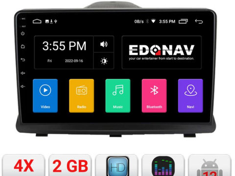 Navigatie dedicata Edonav Opel Antara A-019 Ecran Qled,2Gb Ram,32Gb Hdd,USB,Bluetooth,Wifi