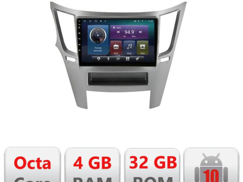 Navigatie dedicata Edonav Subaru Legacy 2010-2015 C-458,QLED,Octacore,4 Gb RAM,32 Gb Hdd,360,4G,DSP,GPS,Bluetooth