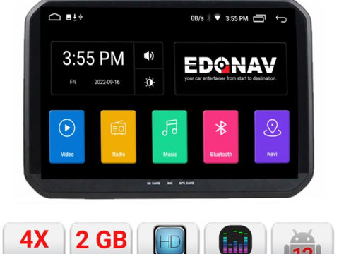 Navigatie dedicata Edonav Suzuki Ignis 2016- A-IGNIS16 Ecran Qled,2Gb Ram,32Gb Hdd,USB,Bluetooth,Wifi
