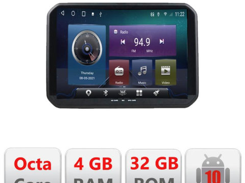 Navigatie dedicata Edonav Suzuki Ignis 2016- C-IGNIS16,QLED,Octacore,4 Gb RAM,32 Gb Hdd,360,4G,DSP,GPS,Bluetooth