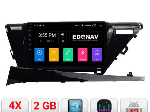 Navigatie dedicata Edonav Toyota Camry 2017-2021 V1 Ecran Qled,2Gb Ram,32Gb Hdd,USB,Bluetooth,Wifi