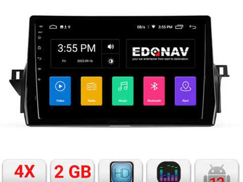 Navigatie dedicata Edonav Toyota Camry 2021- A-camry2021 Ecran Qled,2Gb Ram,32Gb Hdd,USB,Bluetooth,Wifi