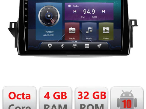 Navigatie dedicata Edonav Toyota Camry 2021- C-camry2021,QLED,Octacore,4 Gb RAM,32 Gb Hdd,360,4G,DSP,GPS,Bluetooth