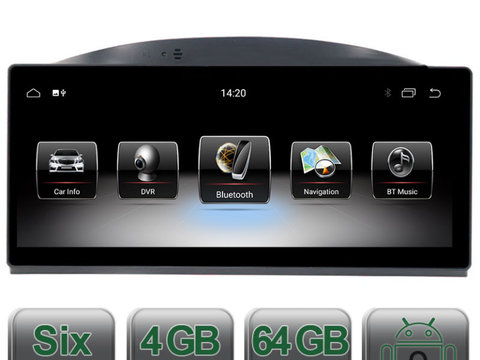 Navigatie dedicata Edonav Volvo S80 XC70 2012-2017 Android internet GPS usb PX6