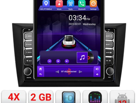 Navigatie dedicata Edonav VW Golf6 2009-2013 K-golf6 ecran Tesla 9.7" QLED,2Gb RAM,32Gb Hdd,DSP,GPS,Bluetooth