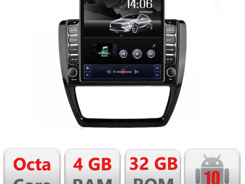 Navigatie dedicata Edonav VW Jetta 2011-2018 H-jetta-15 ecran tip TESLA 9.7" Android Radio Bluetooth Internet GPS WIFI 4+32GB DSP 4
