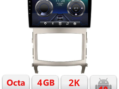 Navigatie dedicata Hyundai IX55 Android ecran Qled 2K Octa core 4+32 Kit-ix55+EDT-E409-2K