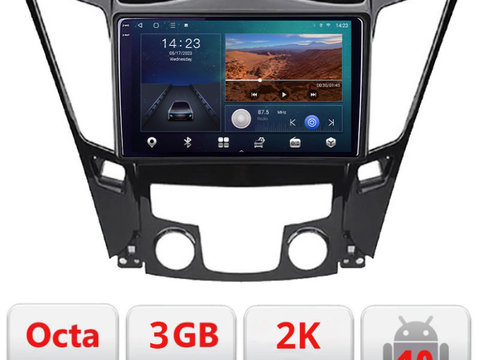 Navigatie dedicata Hyundai Sonata 2011-2015 B-259 Android Ecran 2K QLED octa core 3+32 carplay android auto KIT-259+EDT-E309V3-2K