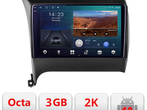 Navigatie dedicata Kia Cerato 2013-2017 B-1562 Android Ecran 2K QLED octa core 3+32 carplay android auto KIT-1562+EDT-E309V3-2K