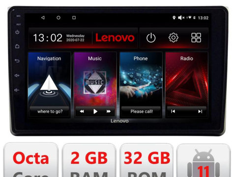 Navigatie dedicata Lenovo Audi A4 B6 D-050, Octacore Qualcomm, 2Gb RAM, 32Gb Hdd, 4G, Qled, DSP, Carplay, Bluetooth