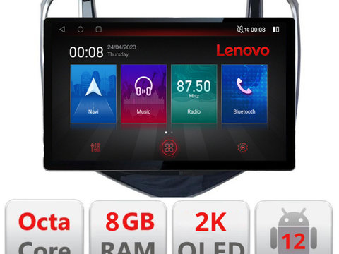 Navigatie dedicata Lenovo Chevrolet Cruze 2013- N-1267, Ecran 2K QLED 13",Octacore,8Gb RAM,128Gb Hdd,4G,360,DSP,Carplay,Bluetooth