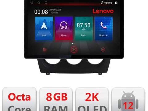 Navigatie dedicata Lenovo Dodge Caliber 2010-2012 N-CALIBER, Ecran 2K QLED 13",Octacore,8Gb RAM,128Gb Hdd,4G,360,DSP,Carplay,Bluetooth