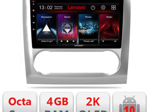 Navigatie dedicata Lenovo Ford Focus 2 Automat L-140-automatic , Octacore, 4Gb RAM, 64Gb Hdd, 4G, QLED 2K, DSP, Carplay, Bluetooth