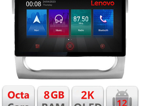 Navigatie dedicata Lenovo Ford Focus 2 Automat N-140-automatic, Ecran 2K QLED 13",Octacore,8Gb RAM,128Gb Hdd,4G,360,DSP,Carplay,Bluetooth