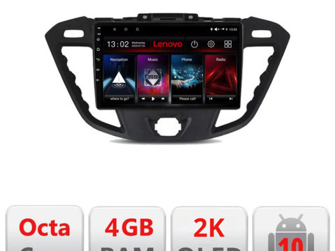 Navigatie dedicata Lenovo Ford Transit L-845, Octacore, 4Gb RAM, 64Gb Hdd, 4G, QLED 2K, DSP, Carplay, Bluetooth