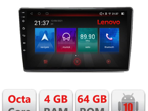 Navigatie dedicata Lenovo Hyundai I40 , Octacore, 4Gb RAM, 64Gb Hdd, 4G, Qled, 360, DSP, Carplay,Bluetooth