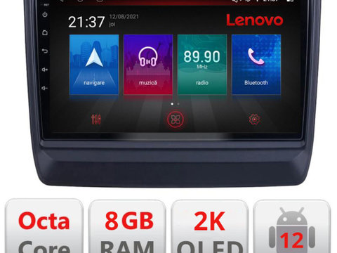 Navigatie dedicata Lenovo Isuzu D-Max 2020- M-DMAX20 Octacore, 8 Gb RAM, 128 Gb Hdd, 4G, Qled 2K, DSP, Carplay AA, 360,Bluetooth