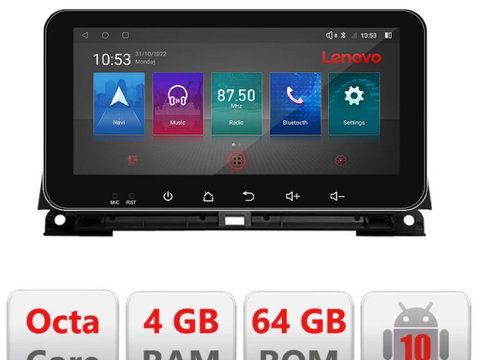Navigatie dedicata Lenovo Lexus NX 2014-2020 Android radio gps internet octa core 4+64, Ecran QLED 10.33", Octacore, 4Gb RAM, 64Gb Memorie, 4G, 360, DSP, Carplay,Bluetooth