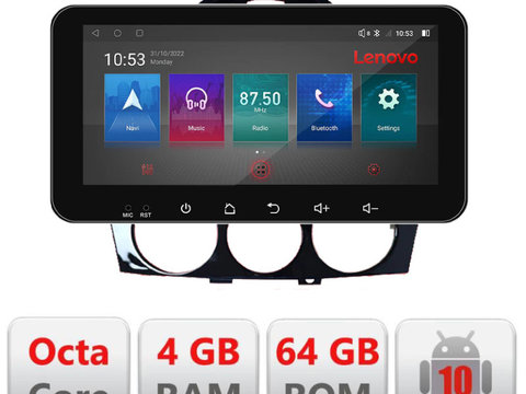Navigatie dedicata Lenovo Mazda RX8 2008-2011 Android radio gps internet 4+64, Ecran QLED 10.33", Octacore, 4Gb RAM, 64Gb Memorie, 4G, 360, DSP, Carplay,Bluetooth