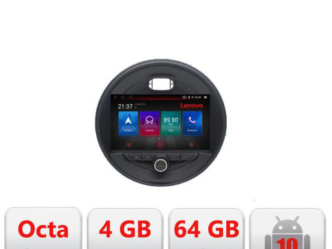 Navigatie dedicata Lenovo Mini 2015-2019 masini fara ecran color de fabrica Octa Core , Octacore, 4Gb RAM, 64Gb Hdd, 4G, Qled, 360, DSP, Carplay,Bluetooth
