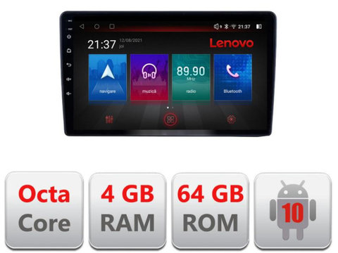 Navigatie dedicata Lenovo Nissan Navara 2006-2014 E-NAVARA, Octacore, 4Gb RAM, 64Gb Hdd, 4G, Qled, 360, DSP, Carplay,Bluetooth
