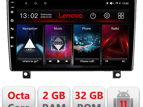 Navigatie dedicata Lenovo Opel Astra H 2006-2015, Octacore Qualcomm, 2Gb RAM, 32Gb Hdd, 4G, Qled, DSP, Carplay, Bluetooth