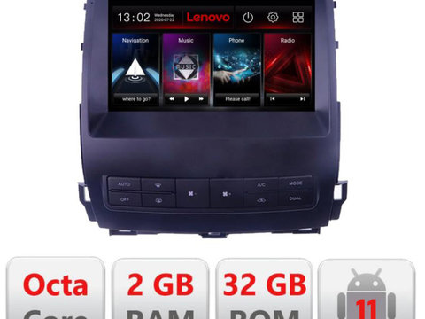 Navigatie dedicata Lenovo Toyota Prado J120 2002-2009 D- j120, Octacore Qualcomm, 2Gb RAM, 32Gb Hdd, 4G, Qled, DSP, Carplay, Bluetooth