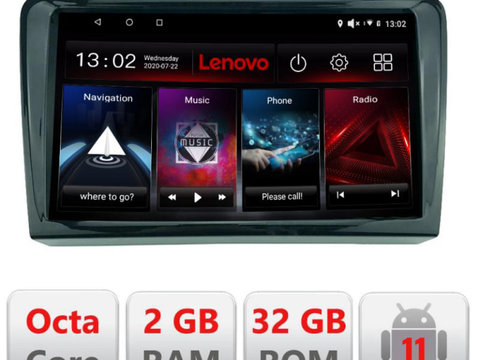 Navigatie dedicata Lenovo VW PQB D-VW, Octacore Qualcomm, 2Gb RAM, 32Gb Hdd, 4G, Qled, DSP, Carplay, Bluetooth