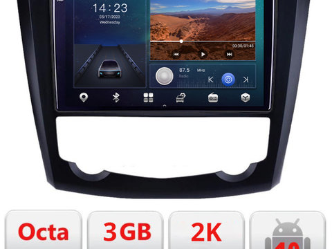 Navigatie dedicata Renault Kadjar B-9030 Android Ecran 2K QLED octa core 3+32 carplay android auto KIT-9030+EDT-E309V3-2K