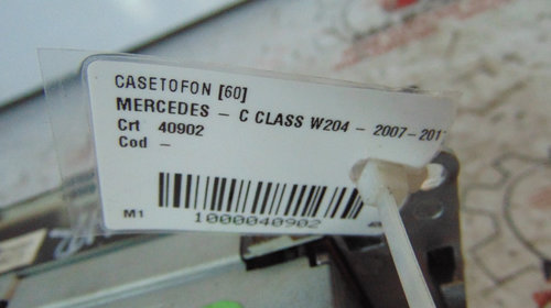 Navigatie Mercedes C Class din 2008 W204